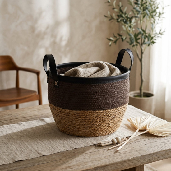 Straw Basket Set 3 Pcs